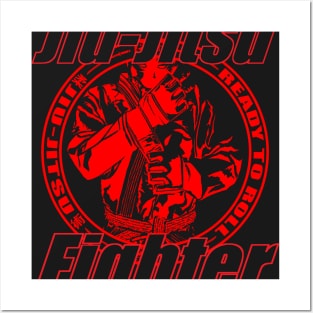 Jiu Jitsu Fighter Posters and Art